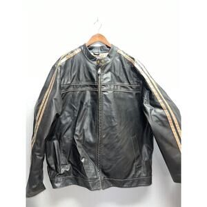 Arizona Leather Jacket Jean Company Black Bronze Craftsmanship Coat Heavy Zip 2X